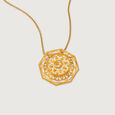 Warli Symmetry 22KT Gold Pendant 4