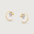 Chic Tulip 18 KTGold & Diamond Stud Earrings 3