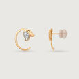 Chic Tulip 18 KTGold & Diamond Stud Earrings 4