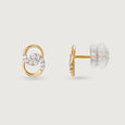 Willow Whispers 18 KTGold & Diamond Stud Earrings 4