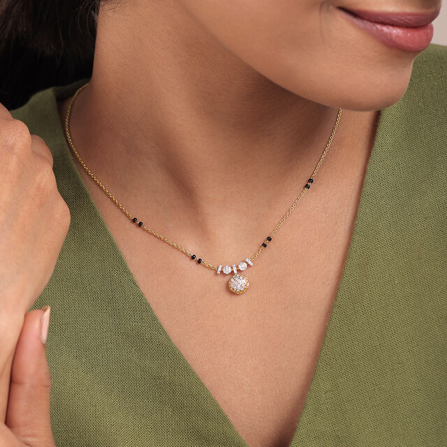 Timeless Treasures 18 Kt Gold and Diamond Mangalsutra 2