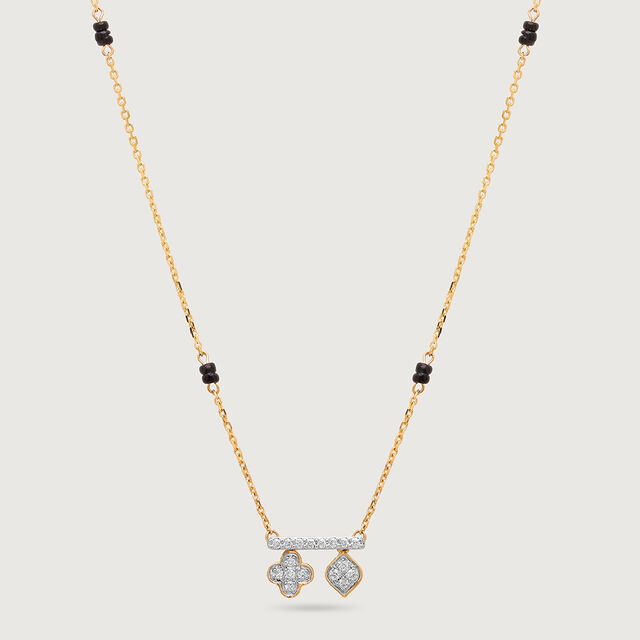 Serene Charm 18 Kt Gold and Diamond Mangalsutra 5