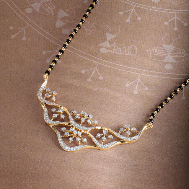 Radiant Heritage 18 Kt Gold and Diamond Mangalsutra 