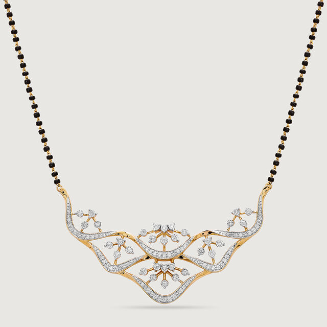 Radiant Heritage 18 Kt Gold and Diamond Mangalsutra 4
