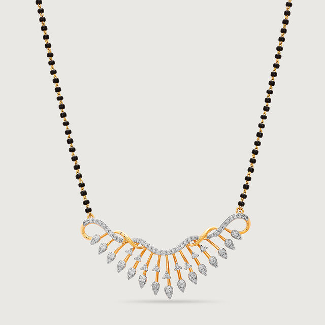 Eternal Shine 18 Kt Gold and Diamond Mangalsutra 4