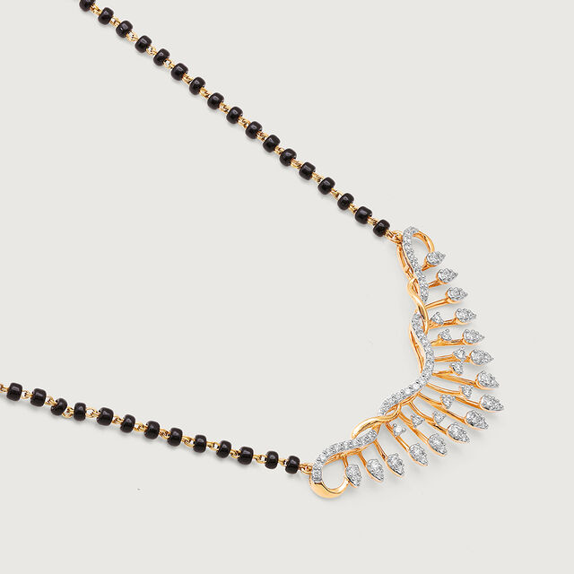 Eternal Shine 18 Kt Gold and Diamond Mangalsutra 5