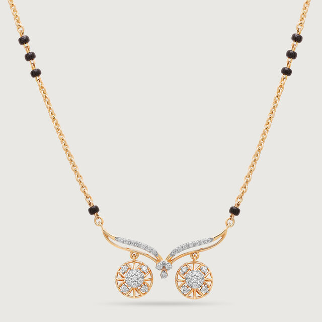 Eternal Eclat 18 Kt Gold and Diamond Vati Mangalsutra 4