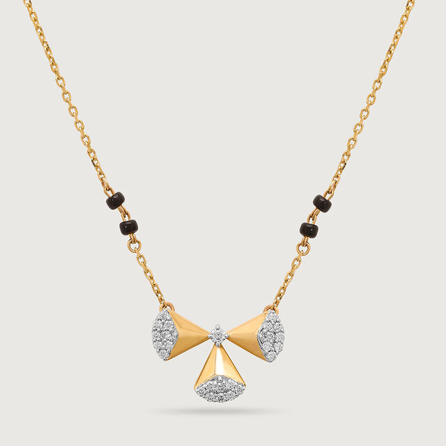 Enchanted Bond 18 Kt Gold and Diamond Mangalsutra 4