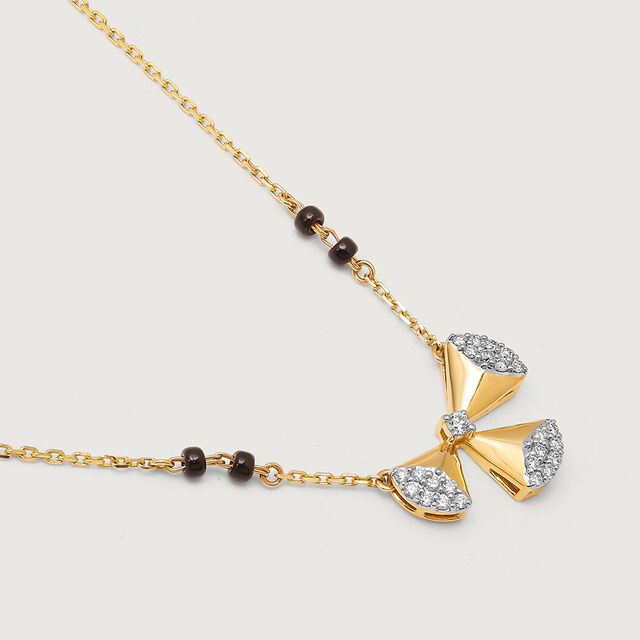 Enchanted Bond 18 Kt Gold and Diamond Mangalsutra 5