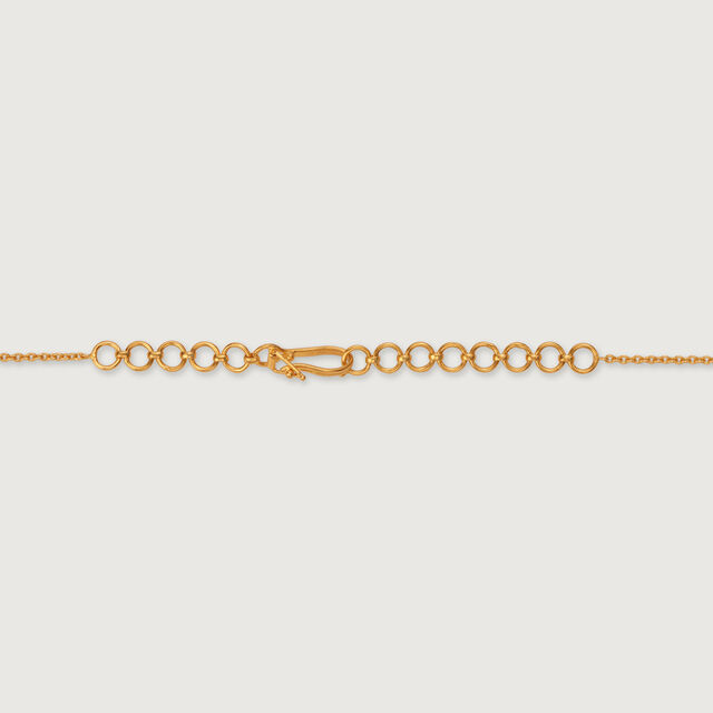 Timeless Warli Art 22KT Gold Necklace 3