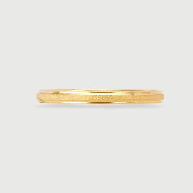 Milestone Marker Band 18KT Gold Couple Ring -Single Piece 4