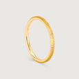 Milestone Band 18KT Gold  Ring -Single Piece 2