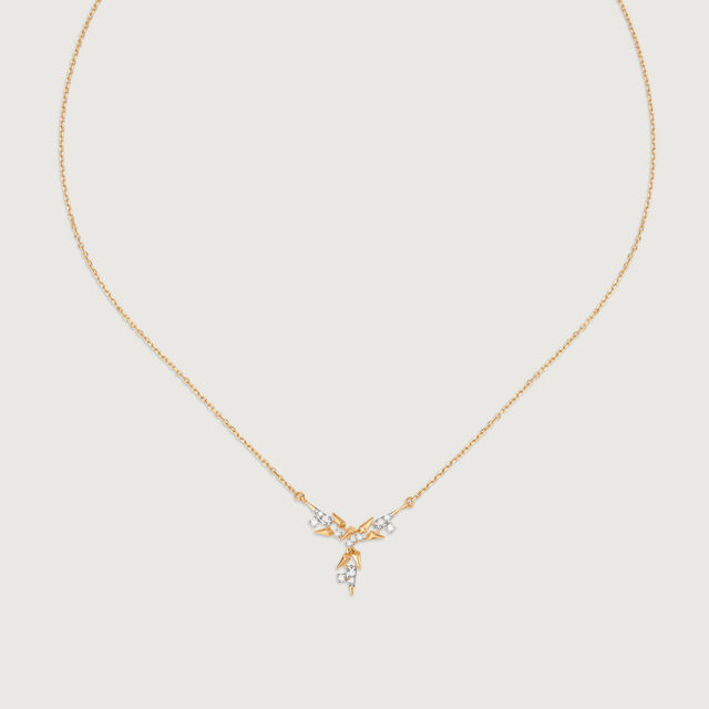 Dazzling Skyward 14KT Diamond Necklace 4