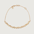 Cosmic Fusion Circlets 14KT Yellow Gold Bracelet 3