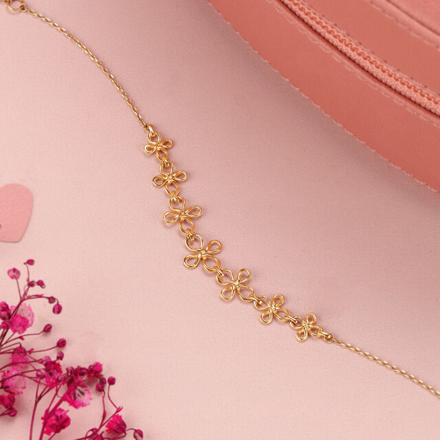 Eternal Blossom 14KT Yellow Gold Bracelet 