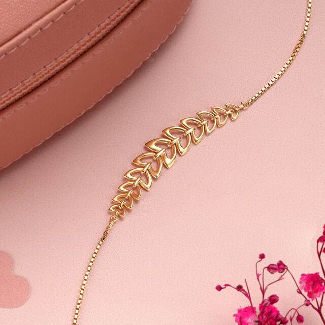 Linked by Love 14KT Yellow Gold Bracelet 