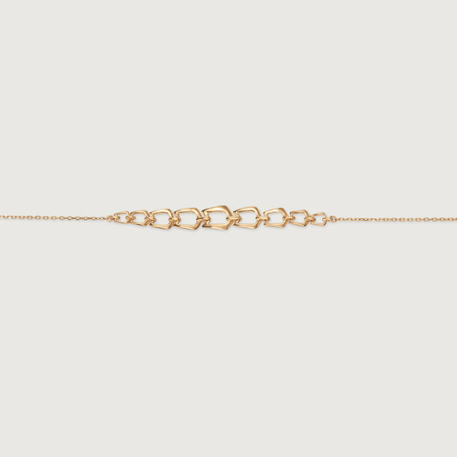 Square Symphony 14KT Yellow Gold Bracelet 4