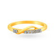 Dainty 18 Karat Gold And Diamond Finger Ring 2