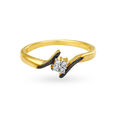 Contemporary Flowerbud Diamond Ring 2