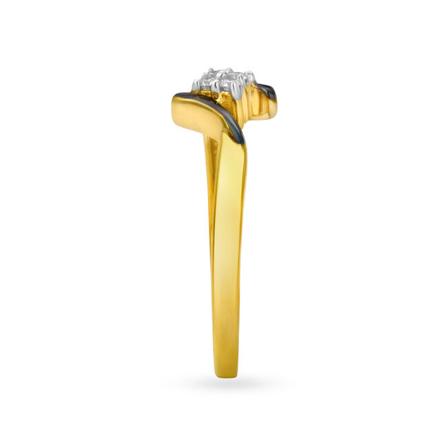 Contemporary Flowerbud Diamond Ring 3