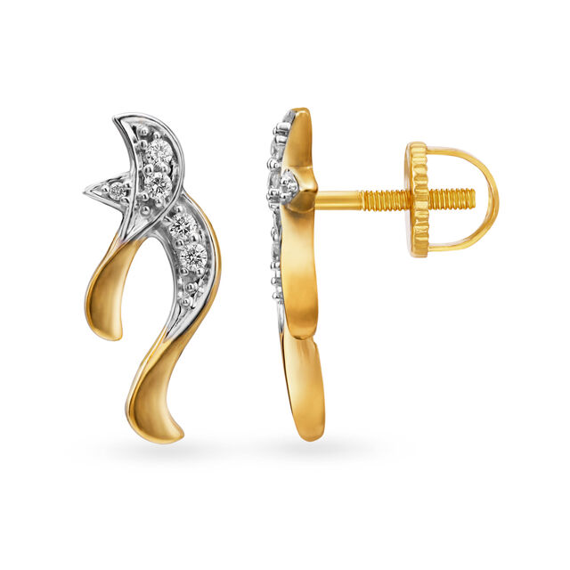 Brianna Abstract Stud Earrings
