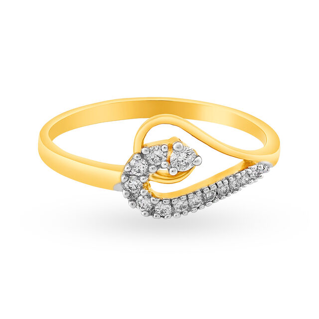 Slender Geometric Romantic Diamond Ring,,hi-res 2
