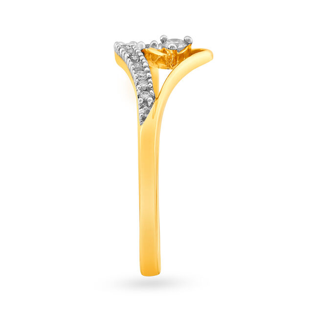 Slender Geometric Romantic Diamond Ring,,hi-res 3