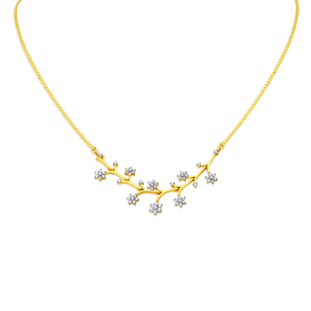 Daisy diamond necklace store