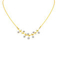 Floral Branch Pattern Diamond Necklace,,hi-res 2
