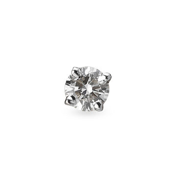 Shimmering Single Stone Diamond Nose Pin
