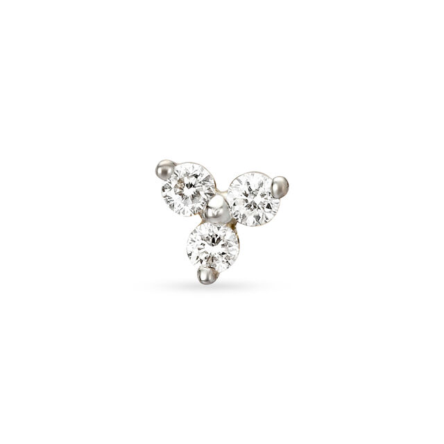 Luminous Diamond Nose Pin,,hi-res 