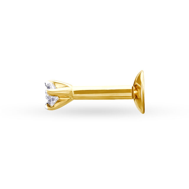 Spectacular Single Stone Diamond Nose Pin,,hi-res 2