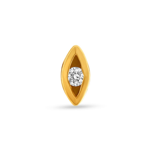 18 Karat Diamond Nose Pin