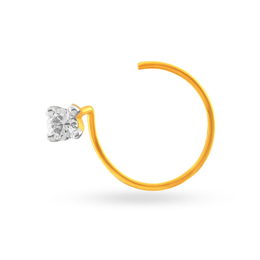 Senco gold diamond nose pin collection store