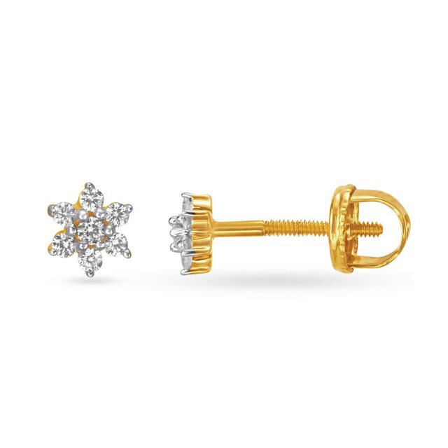 Exquisite Diamond Stud Earrings 2