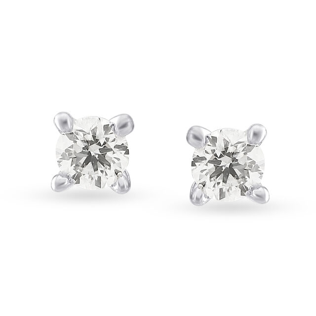 Subtle Diamond Single Stone Stud Earrings for Kids,,hi-res 2