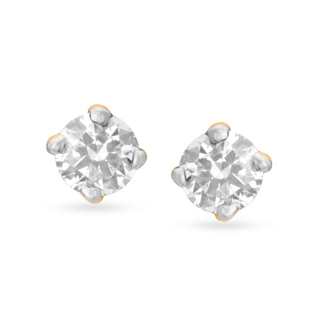Classic Gold Stud Earrings,,hi-res 