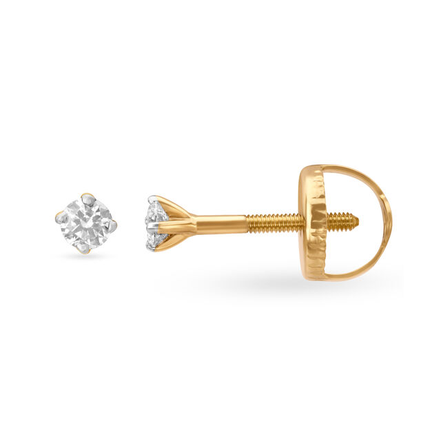 Classic Gold Stud Earrings,,hi-res 2