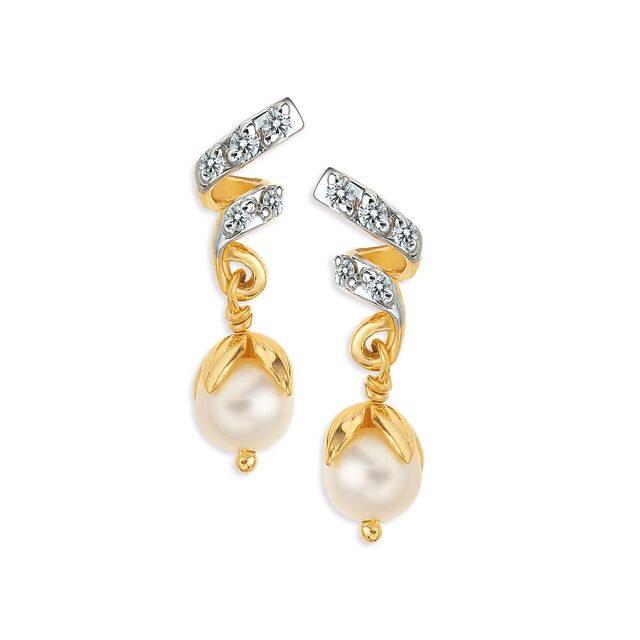 Tanishq Gold Earrings,,hi-res