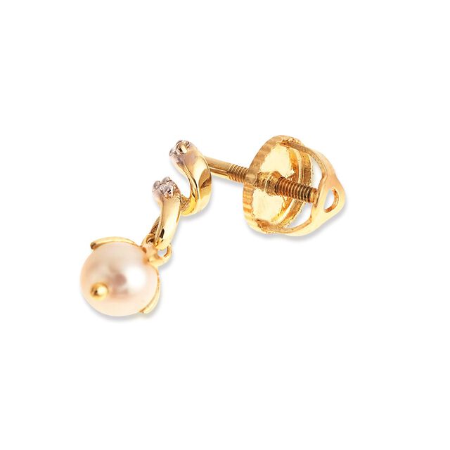 Tanishq Gold Earrings,,hi-res