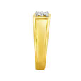 Geometric 18 Karat Yellow Gold And Diamond Finger Ring,,hi-res 3