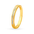 Stylish 18 Karat Gold And Diamond Studded Ring 