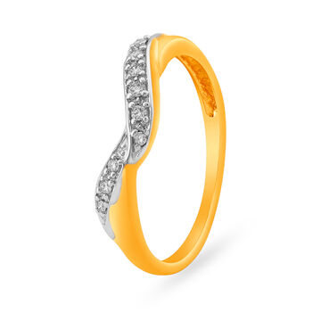 Stunning Twisted Eternity Diamond Ring