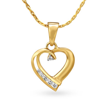 Lovely Heart Diamond Pendant