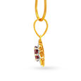 Zohra Diamond and Garnet Pendant Earrings Set,,hi-res 3