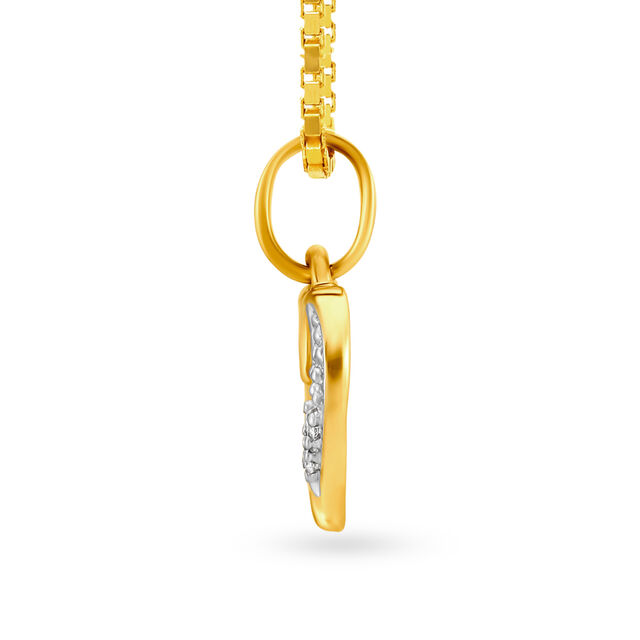 Blooming Heart Diamond Pendant 2