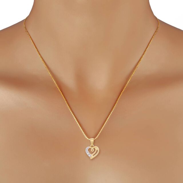 Blooming Heart Diamond Pendant 3