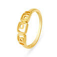 Charming Geometric Gold Ring,,hi-res 