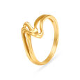 Dainty Wave Gold Ring,,hi-res 