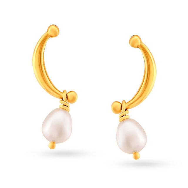 Glistening Pearl Drop Earrings,,hi-res 